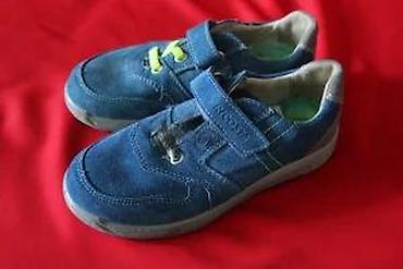 Patike: MUŠKE PLAVE DEČIJE PATIKE, KOŽA, BROJ 32 EU | Kvalitetne nove muške — 16