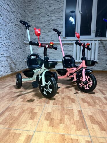 велоколяски для детей: Коляска, цвет - Розовый, Новый