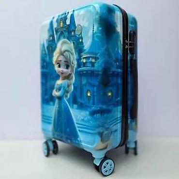 Rančevi, torbe i koferi: Dečiji kofer na točkiće – motiv ledene princeze - Tvrda školjka sa — 22