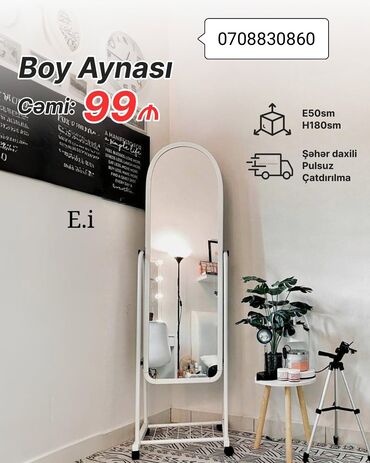 Pastel dəstləri: Güzgü Döşəmə üstü, Oval