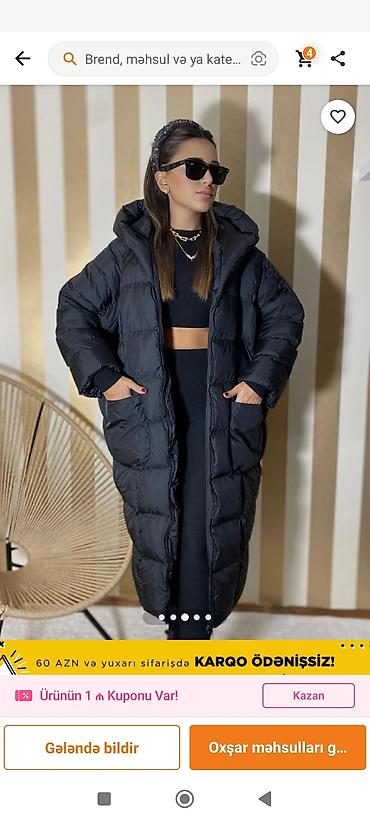 Куртки: Пуховик куртка, Bershka, M — 2