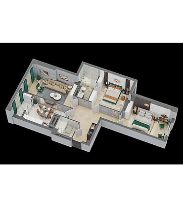Продажа квартир: 3 комнаты, 90 м², Технопарк Элитка, 3 этаж, Дизайнерский ремонт — 25