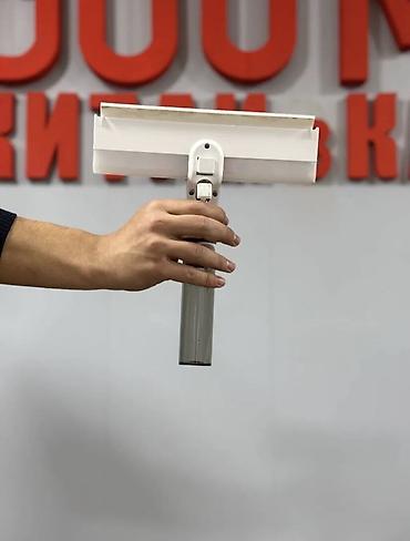 скребок: Скребок-щётка для мытья окон и стекол с телескопической ручкой - — 4