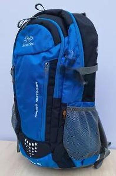 Sportske torbe i rančevi: Planinarski ranac Senterlan Adventure 35L – plavo/crni - Zapremina — 6