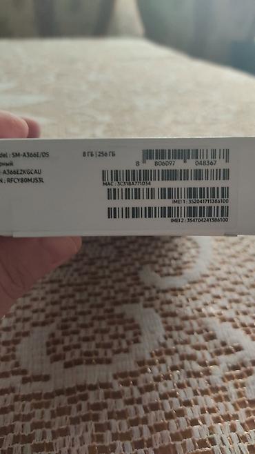 samsung galaxy a36: Samsung Galaxy A36, 256 GB, rəng - Qara, İki sim kartlı — 6