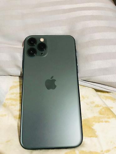 hap: IPhone 11 Pro, Б/у, 256 ГБ, Matte Midnight Green, Чехол, 90 % — 2