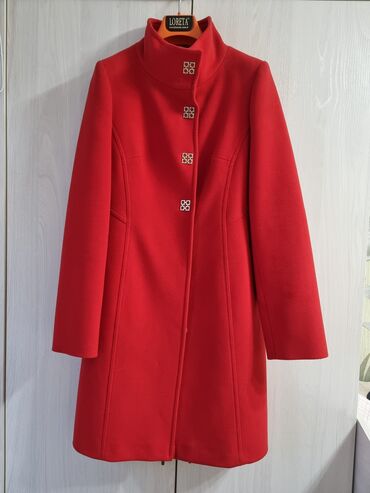 женское пальто выше колен: Пальто, Осень-весна, По колено, M (EU 38)