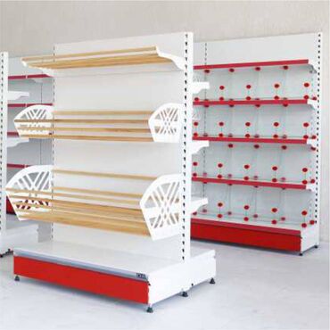 Стеллажи: Металлический стеллаж сборный, торговые стеллажи, железная мебель — 3