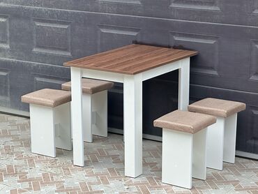 Masa və oturacaq dəstləri: Mətbəx üçün, Yeni, 4 stul — 2