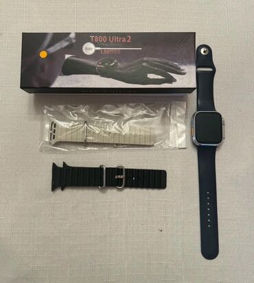 Техника для кухни: Smart saatlar satılır.Təzədir.Qutusu var.T 800 ultra var.Apple watch