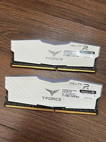 Оперативная память (RAM) для ПК: DDR4 16gb 3200mhz TEAMGROUP T-Force Delta R - Тип: DDR4 DIMM - Объем — 1
