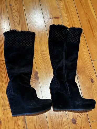 Tuflilər: Gucci, Ölçü: 38, rəng - Qara, İşlənmiş