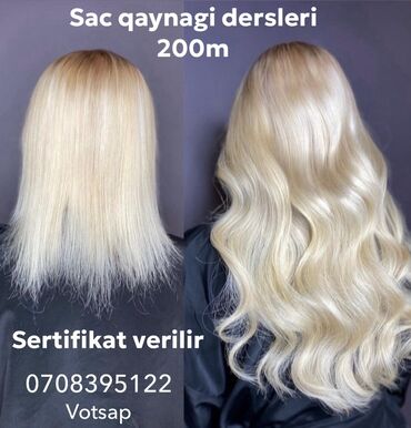 Tikiş: Saç ustası tələb olunur, Fiks edilmiş ödəniş, 6 ildən artıq təcrübə, Təlim