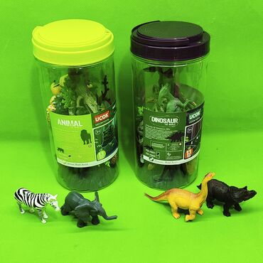 а 10: Резиновые игрушки динозавры и дикие животные в ассортименте🦁 Отличная