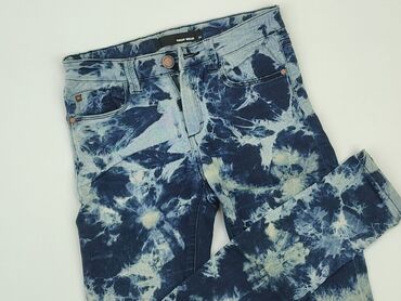 jeansowe legginsy damskie: Jeans, XS (EU 34), condition - Good