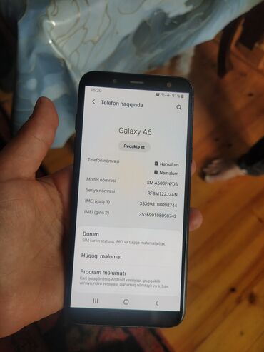 tab a6: Samsung Galaxy A6, 32 ГБ, цвет - Черный