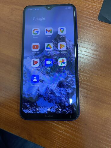 телефон redmi not 7: Xiaomi, Redmi 8, Б/у, 32 ГБ, цвет - Голубой, 2 SIM