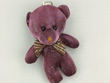 Other Accessories: Brelok pluszowy – miś - Kolor: śliwkowo‑fioletowy z delikatnym