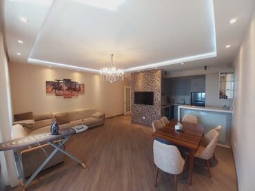 купить квартиру в баку в рублях: Mənzillə tanış olun: geniş, zövqlə dizayn edilmiş 2 otaqlı açıq planlı