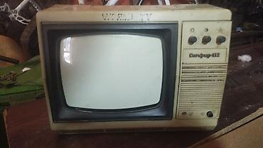 ТВ и видео: Sovet istehsalı “Сапфир 412” portativ televizor - Monoxrom (qara-ağ) — 1