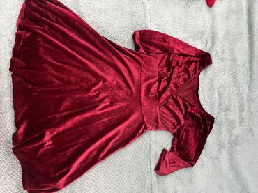 серебрянная цепочка: Повседневное платье, Осень-весна, Короткая модель, Велюр, S (EU 36)
