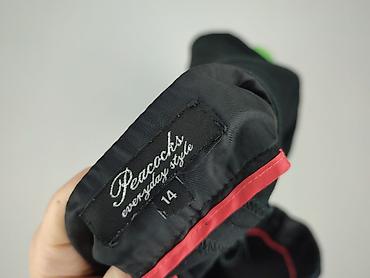 alcott pants: Peacocks, Spodnie materiałowe damskie, rozmiar XL — 4