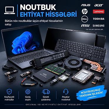 Noutbuk, Netbuk, Monoblok və Masaüstü Kompüter Ehtiyat Hissələri –