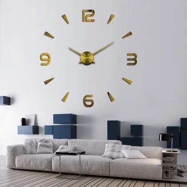 dekorativ divar saatlari: Divar saatı fosforlu divar saati 3d divar saati rəqəmsal divar