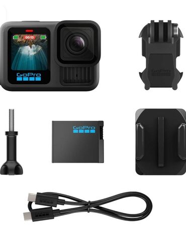 Videokameralar: GoPro Black 13 Hero action camera. Sonuncu 13 modeli (!) ABŞ'da