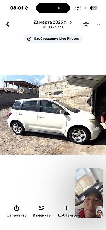 белый матиз: Toyota Ist: 2003 г., 1.3 л, Автомат, Бензин, Хэтчбэк — 2