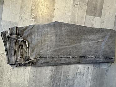 Cinslər: HUGO BOSS “Delaware” kişi cins şalvarı – Slim-fit - Rəng: boz (grey — 6