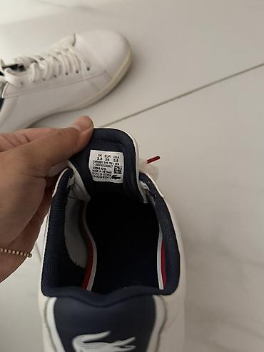 кросовки 44: Кроссовки, 37, Lacoste, Б/у, цвет - Белый — 2