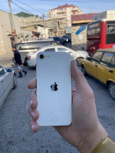 iphone se ikinci el: IPhone SE 2020, 64 GB, Ağ, Barmaq izi, Simsiz şarj