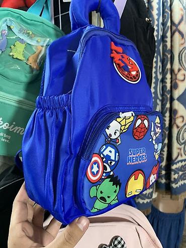 Рюкзактар: Детский рюкзак «Super Heroes» (синий) - Компактный и лёгкий рюкзачок — 2