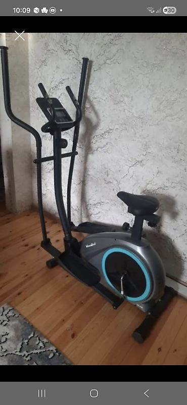 velo trenajor: Elliptik velotrenajor – oturacaqlı kombinə edilmiş kardio aparat - — 1