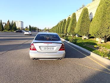 w211 duman: Mercedes-Benz E-Class sedan (W211), gümüşü rəng. Xüsusiyyətlər: - — 7