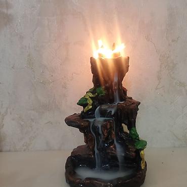 stol ustu qəlyan: Təsvir: - Arxa axınlı tüstü buxurqabı (backflow incense burner) – — 1