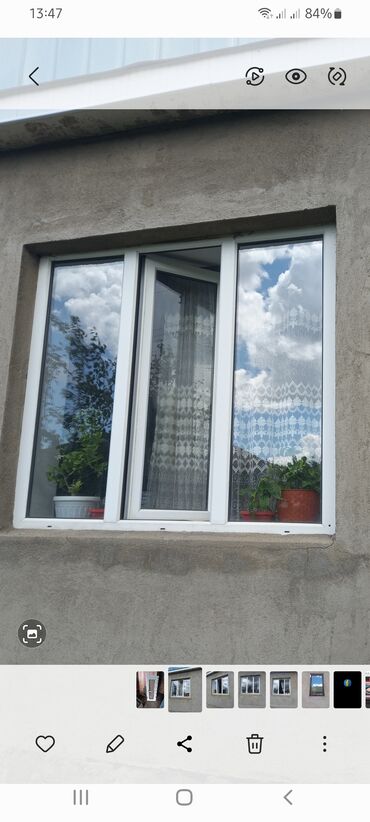 алюминевый окна: Түсү - Ак, Колдонулган, Өзү алып кетүү