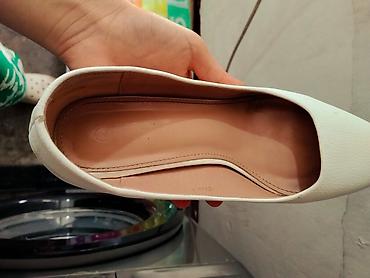 Туфли: Туфли-лодочки женские, белые - Классическая модель на тонком — 7