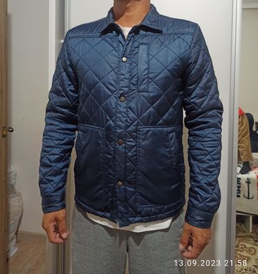 куртка тедди мужская: Куртка M (EU 38), цвет - Синий