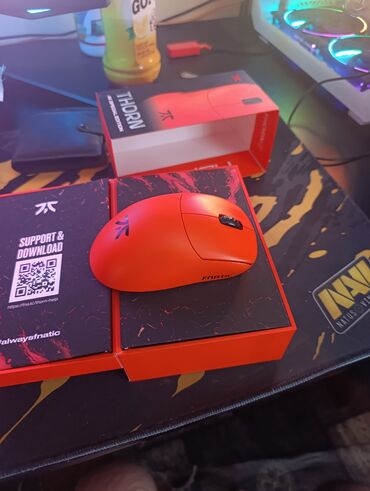 купить интернет кабель: Игровая мышь Fnatic THORN (Special Edition), цвет оранжевый. Ключевые