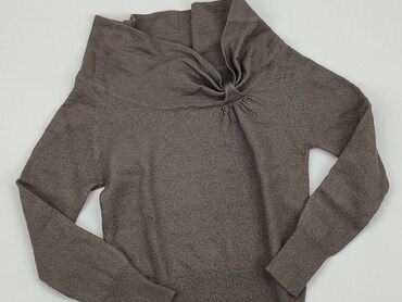 sweterek kobaltowy: Sweterek, 4-5 lat, 104-110 cm, stan - Bardzo dobry