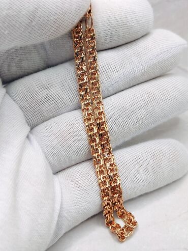 Цепочки: Золото комплект 585 проба Ручная работа Цепь и браслет Плетение — 19