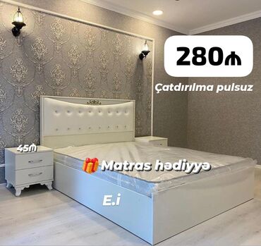 Dolablar: Yeni, İkinəfərlik çarpayı, Bazasız, Matras ilə, Siyirməsiz, Azərbaycan