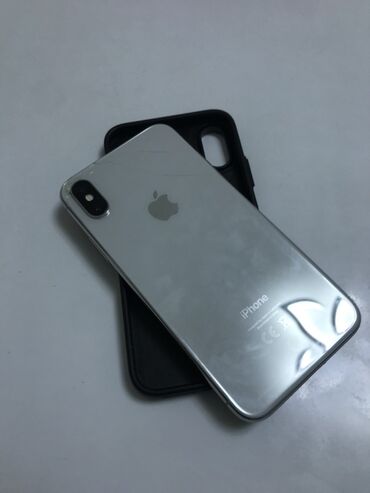 Apple iPhone: IPhone X, Серебристый, Чехол at lalafo.kg — 1 Apple iPhone: IPhone X, Серебристый, Чехол — 1