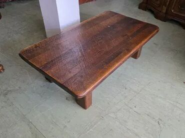 Stilski klub stolovi: Masiva tezak sto puno drvo hrast. Duzina 140 cm Sirina 80 cm Visina 45 — 7