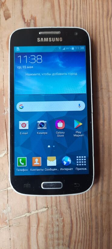 samsung s4 qiymeti: Samsung I9190 Galaxy S4 Mini, 8 GB, rəng - Qara, Sensor, İki sim kartlı