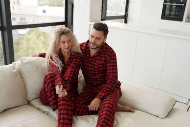 Домашние костюмы: Мужской домашний костюм, S, M, L, Новый, цвет - Красный, Самовывоз, Платная доставка — 3