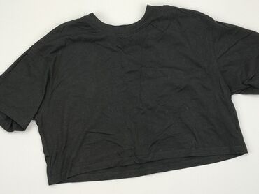 czarne t shirty damskie z długim rękawem: Top FBsister, M (EU 38), condition - Very good