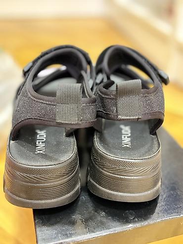 lil solid 2 plus: Unisex idman sandal - Brend: XINFUO (iç tabanda yazı) - Rəng: qara — 3